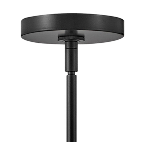 Vara 16" Four Lights Medium Convertible Pendant, Black