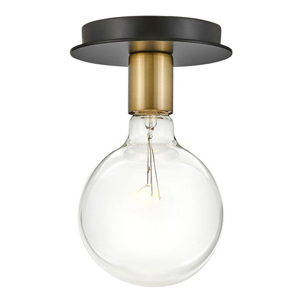 Elan 5" Extra Small Single Light Flush Mount, Lacquered Brass