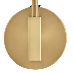 Quaelle 8" Medium Single Light Plug-in Sconce, Matte Navy