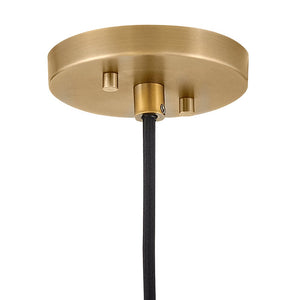 Quaelle 13" Medium Single Light Convertible Pendant, Black / Cased Opal Glass