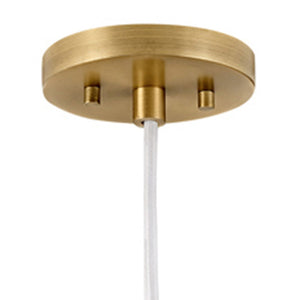 Quaelle 13" Medium Single Light Convertible Pendant, Matte White