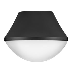 Naiel 11" One Light Small Flush Mount, Black