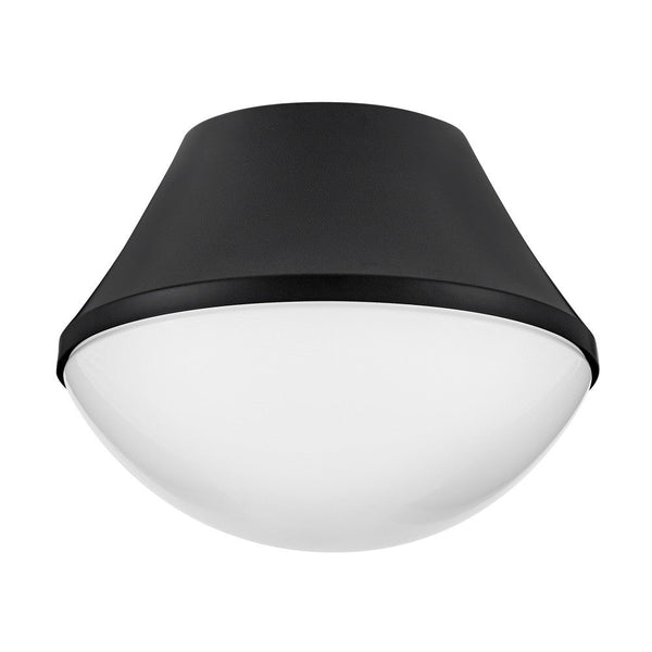 Naiel 11" One Light Small Flush Mount, Black