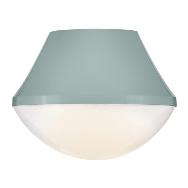 Naiel 11" One Light Small Flush Mount, Seafoam