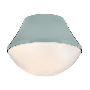 Naiel 11" One Light Small Flush Mount, Seafoam