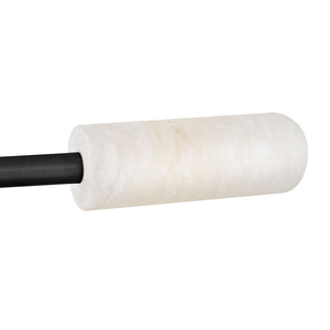 Elette 32" Two Lights Medium Single Tier, Black