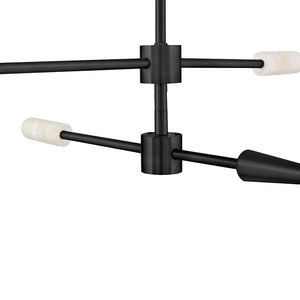 Elette 32" Two Lights Medium Single Tier, Black