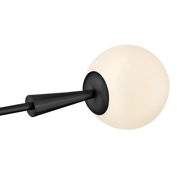 Elette 32" Two Lights Medium Single Tier, Black