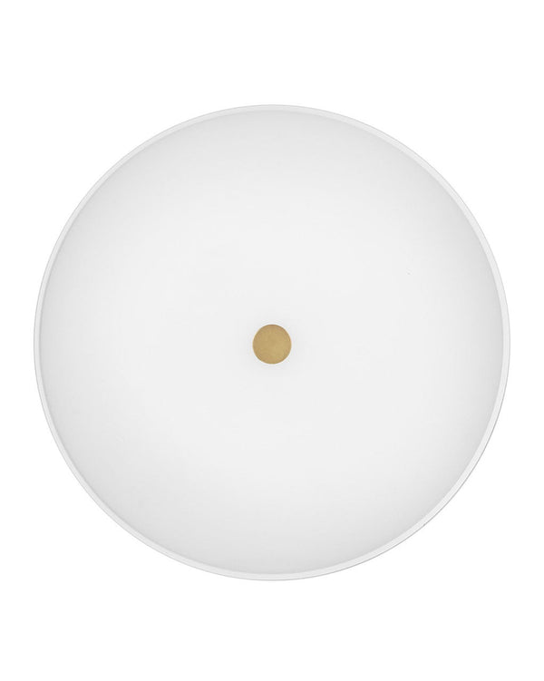 Elvia 14" Two Lights Medium Flush Mount, Black