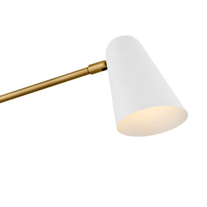 Sason 23" Two Lights Large Sconce, Lacquered Brass