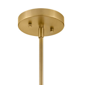 Sason 30" Three Lights Medium Convertible Mobile Single Tier Chandelier, Lacquered Brass / Matte White