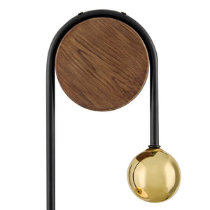 Laan 9" Medium Single Light Sconce, Bright Brass