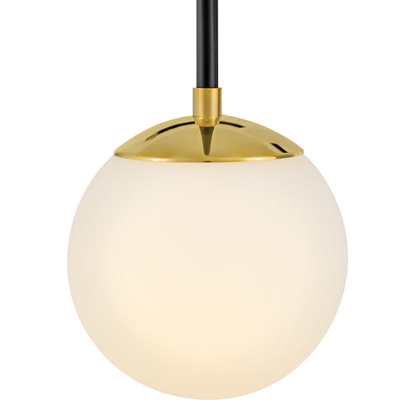 Laan 9" Medium Single Light Sconce, Bright Brass