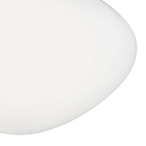 Saton 12" One Light Small Flush Mount, Black