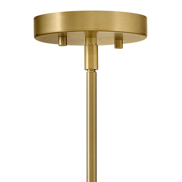 Xais 40" Six Lights Large Linear, Lacquered Brass