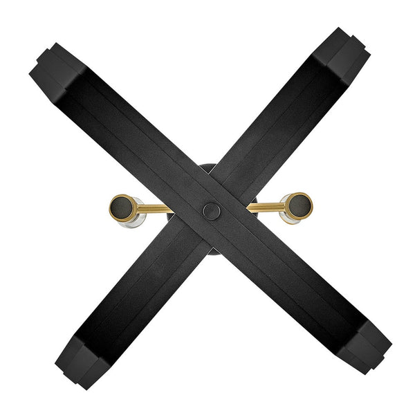 Xais 20" Two Lights Large Pendant, Black