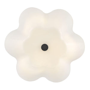 Paar 15" Three Lights Medium Semi-Flush Mount, Black