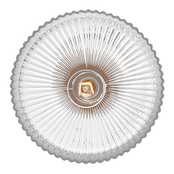 Taton 9" One Light Small Pendant, Lacquered Brass / Clear Glass