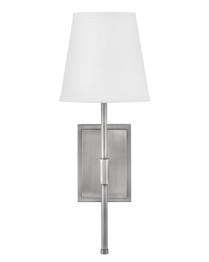 Taen 7" Medium Single Light Sconce, Antique Nickel