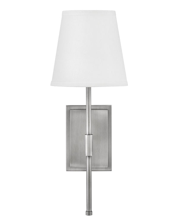 Taen 7" Medium Single Light Sconce, Antique Nickel