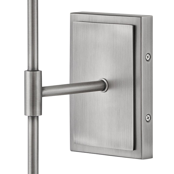 Taen 7" Medium Single Light Sconce, Antique Nickel