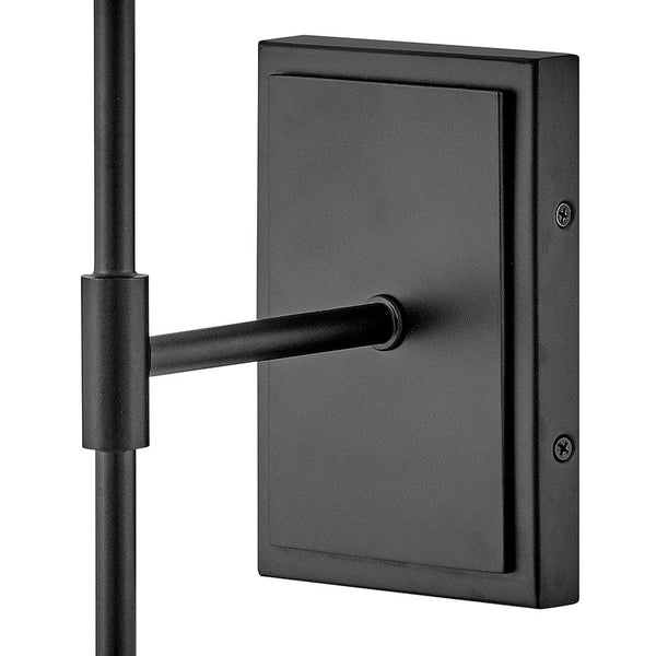 Taen 7" Medium Single Light Sconce, Black