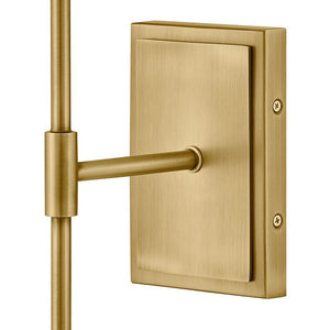 Taen 7" Medium Single Light Sconce, Lacquered Brass