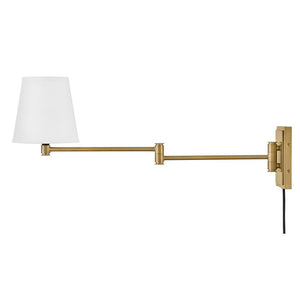 Taen 11" Medium Single Light Sconce, Lacquered Brass