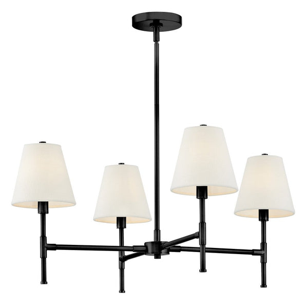 Taen 28" Four Lights Medium Single Tier, Black
