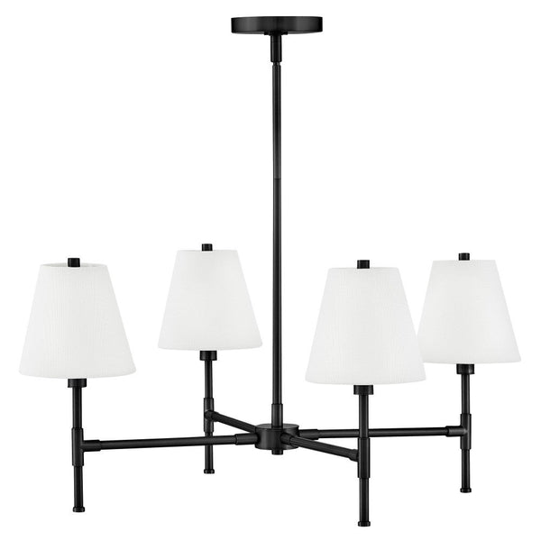 Taen 28" Four Lights Medium Single Tier, Black