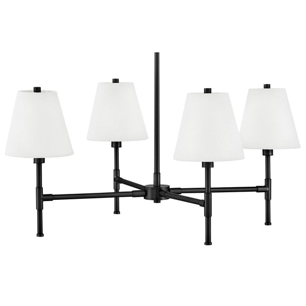 Taen 28" Four Lights Medium Single Tier, Black