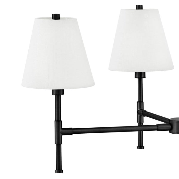 Taen 28" Four Lights Medium Single Tier, Black