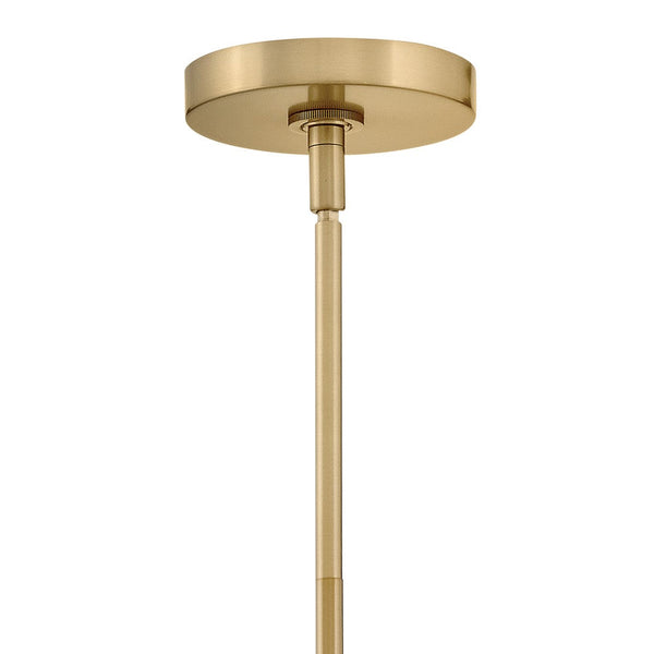 Taen 28" Four Lights Medium Single Tier, Lacquered Brass