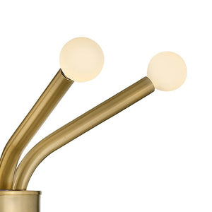 Rason 25" Ten Lights Medium Single Tier Chandelier, Lacquered Brass