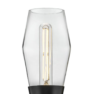 Elar 5" Two Lights Large Sconce, Black