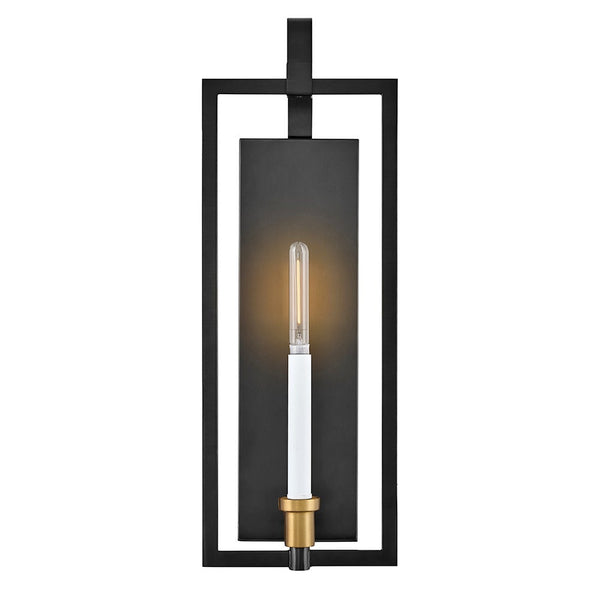 Xalen 7" Medium Single Light Sconce, Black
