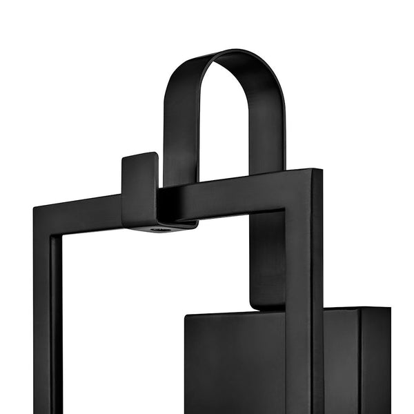 Xalen 7" Medium Single Light Sconce, Black