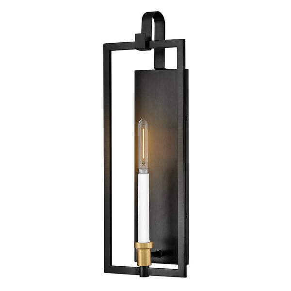 Xalen 7" Medium Single Light Sconce, Black
