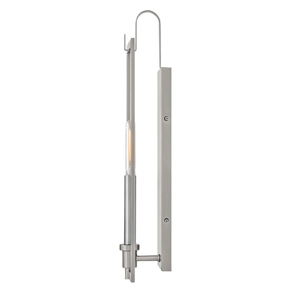Xalen 7" Medium Single Light Sconce, Brushed Nickel