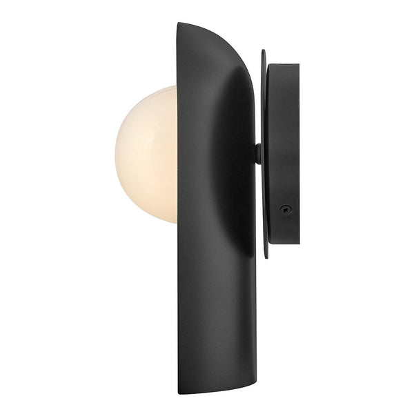 Kaar 6" Medium Single Light Sconce, Black