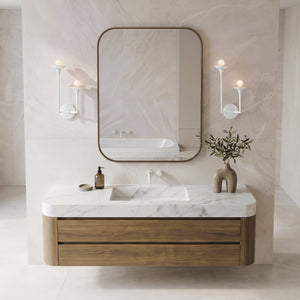 Zaor 10" Two Lights Medium Sconce, Textured Plaster