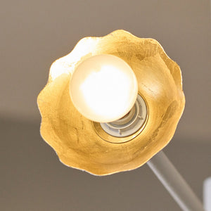 Zaor 36" Six Lights Large Adjustable Multi Tier, Textured Plaster