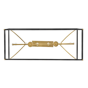 Kawyn 40" Six Lights Large Linear, Black