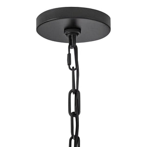 Oawyn 13" One Light Medium Pendant, Black