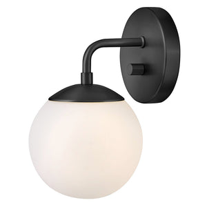 Daion 6" Medium Single Light Sconce, Black