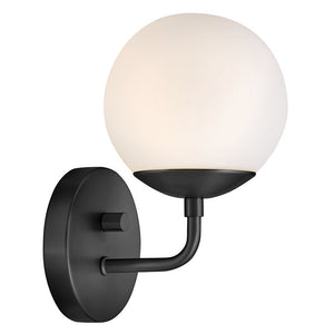 Daion 6" Medium Single Light Sconce, Black
