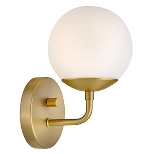 Daion 6" Medium Single Light Sconce, Lacquered Brass