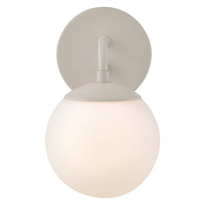 Daion 6" Medium Single Light Sconce, Light Taupe