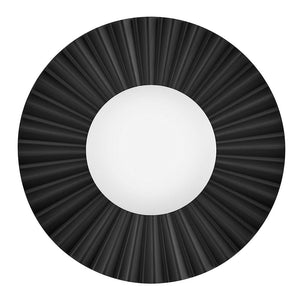 Fason 10" One Light Small Flush Mount, Black