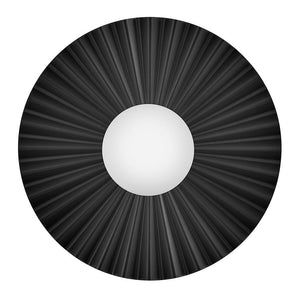 Fason 14" One Light Medium Flush Mount, Black